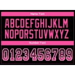 Football Custom Mesh Jersey Pink-White Drift Fashion Black Football Custom Mesh Jersey Pink-White Drift Fashion Black