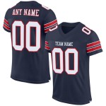 White-Red Navy Mesh Football Authentic Custom Jersey White-Red Navy Mesh Football Authentic Custom Jersey
