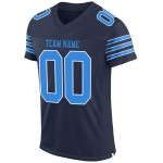 Blue-White Jersey Powder Mesh Custom Football Navy Authentic Blue-White Jersey Powder Mesh Custom Football Navy Authentic