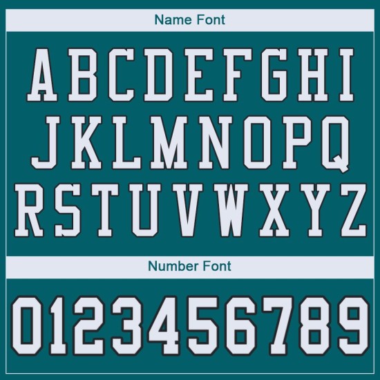 Football Authentic Teal Custom White-Black Mesh Jersey Football Authentic Teal Custom White-Black Mesh Jersey