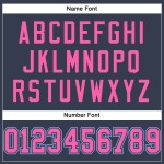 Navy Jersey Authentic Mesh Custom Blue Pink-Light Football Navy Jersey Authentic Mesh Custom Blue Pink-Light Football