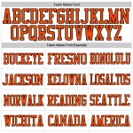 Custom Orange-Black Mesh White Football Jersey Authentic Custom Orange-Black Mesh White Football Jersey Authentic