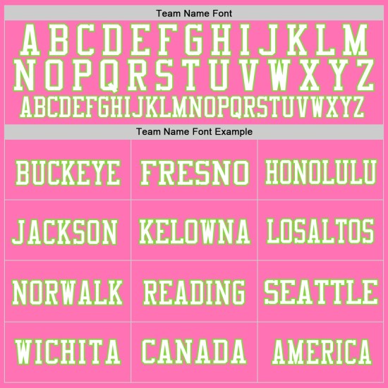 Custom Neon Green-White Pink Jersey Authentic Mesh Football Custom Neon Green-White Pink Jersey Authentic Mesh Football