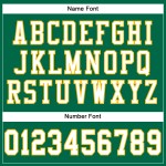 Kelly Custom Green Authentic Mesh Football White-Gold Jersey Kelly Custom Green Authentic Mesh Football White-Gold Jersey
