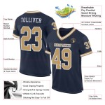 Mesh Gold-White Football Custom Old Navy Jersey Authentic Throwback Mesh Gold-White Football Custom Old Navy Jersey Authentic Throwback