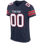 White-Red Navy Mesh Football Authentic Custom Jersey White-Red Navy Mesh Football Authentic Custom Jersey