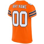 White-Navy Jersey Mesh Authentic Orange Football Custom White-Navy Jersey Mesh Authentic Orange Football Custom