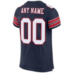 White-Red Navy Mesh Football Authentic Custom Jersey White-Red Navy Mesh Football Authentic Custom Jersey