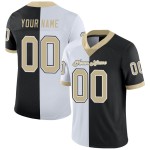 Vegas Split Mesh Fashion Jersey Gold-White Black Football Custom Vegas Split Mesh Fashion Jersey Gold-White Black Football Custom