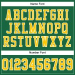 Green Jersey Mesh Gold-White Football Custom Kelly Authentic Green Jersey Mesh Gold-White Football Custom Kelly Authentic
