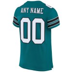 Football Authentic Teal Custom White-Black Mesh Jersey Football Authentic Teal Custom White-Black Mesh Jersey