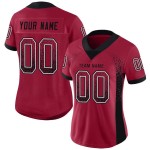 Jersey Mesh Custom Fashion Football Drift Black-White Cardinal Jersey Mesh Custom Fashion Football Drift Black-White Cardinal