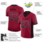 Jersey Mesh Custom Fashion Football Drift Black-White Cardinal Jersey Mesh Custom Fashion Football Drift Black-White Cardinal