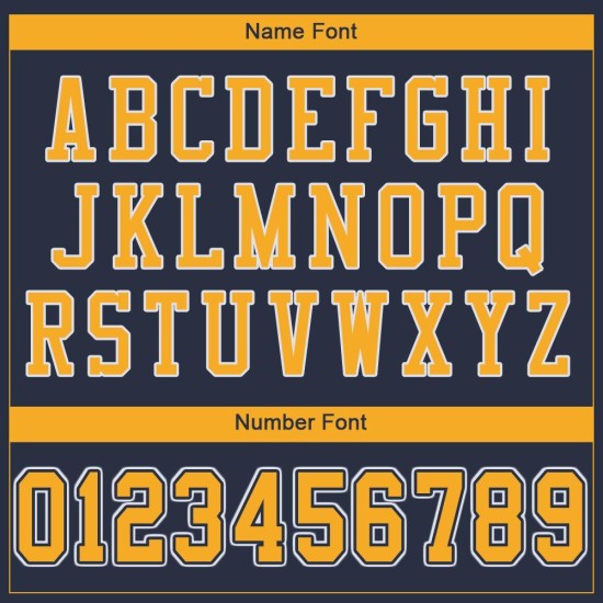 Gold-White Football Custom Jersey Mesh Navy Authentic Gold-White Football Custom Jersey Mesh Navy Authentic