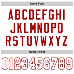 White Authentic White-Red Football Mesh Custom Jersey White Authentic White-Red Football Mesh Custom Jersey
