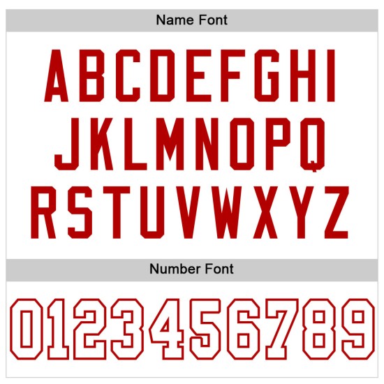 White Authentic White-Red Football Mesh Custom Jersey White Authentic White-Red Football Mesh Custom Jersey