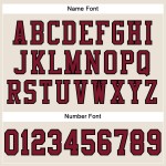 Crimson-Black Authentic Football Custom Jersey Mesh Cream Crimson-Black Authentic Football Custom Jersey Mesh Cream