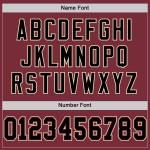Football Black-Cream Jersey Authentic Burgundy Mesh Custom Football Black-Cream Jersey Authentic Burgundy Mesh Custom