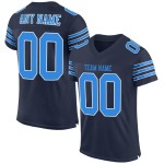 Blue-White Jersey Powder Mesh Custom Football Navy Authentic Blue-White Jersey Powder Mesh Custom Football Navy Authentic
