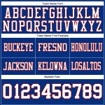 White-Red Jersey Mesh Royal Football Custom Authentic White-Red Jersey Mesh Royal Football Custom Authentic
