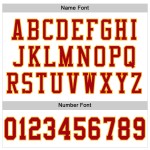 Red-Gold Authentic White Jersey Football Custom Mesh Red-Gold Authentic White Jersey Football Custom Mesh