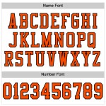 Custom Orange-Black Mesh White Football Jersey Authentic Custom Orange-Black Mesh White Football Jersey Authentic