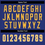 Football Jersey Fashion Royal Split Custom Mesh Gold-White Football Jersey Fashion Royal Split Custom Mesh Gold-White