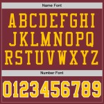 Gold-White Mesh Throwback Burgundy Jersey Authentic Football Custom Gold-White Mesh Throwback Burgundy Jersey Authentic Football Custom