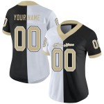 Vegas Split Mesh Fashion Jersey Gold-White Black Football Custom Vegas Split Mesh Fashion Jersey Gold-White Black Football Custom