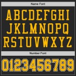 Mesh Custom Football Black Jersey Gold-White Authentic Mesh Custom Football Black Jersey Gold-White Authentic