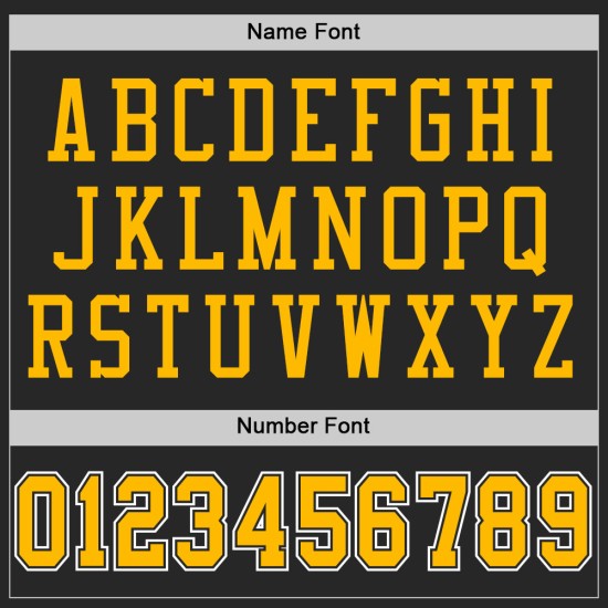 Mesh Custom Football Black Jersey Gold-White Authentic Mesh Custom Football Black Jersey Gold-White Authentic